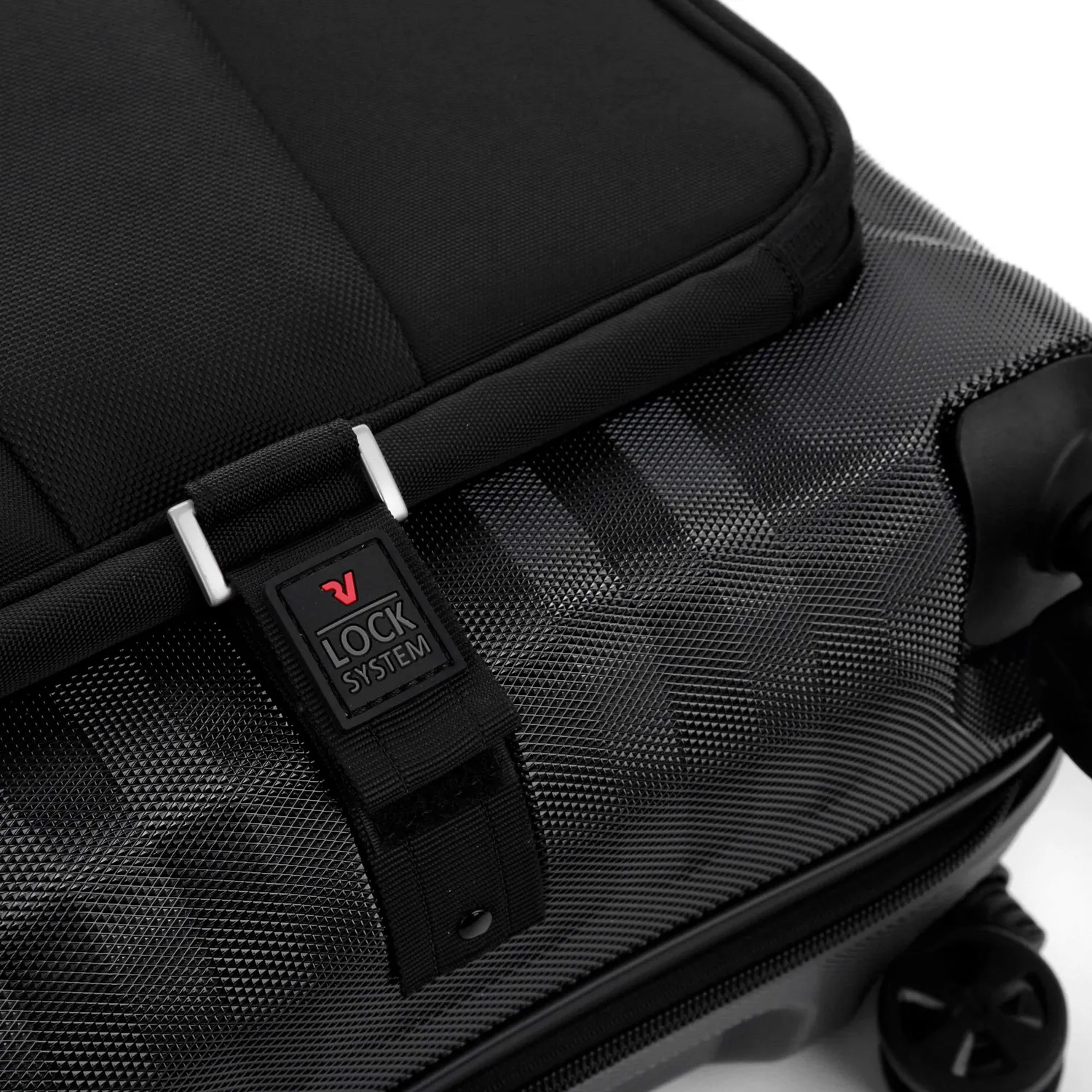 Roncato Double Trolley Bagaglio a Mano Nero Espandibile 55 cm
