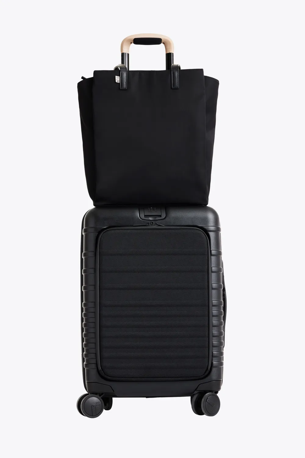 Beis Commuter Tote borsa nera nylon