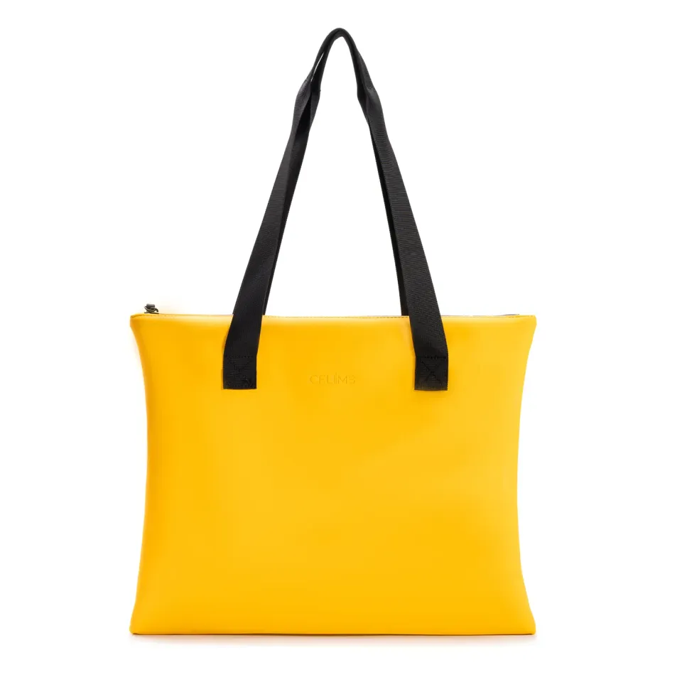 CELIMS borsa tote donna nera grande laptop 15 impermeabile
