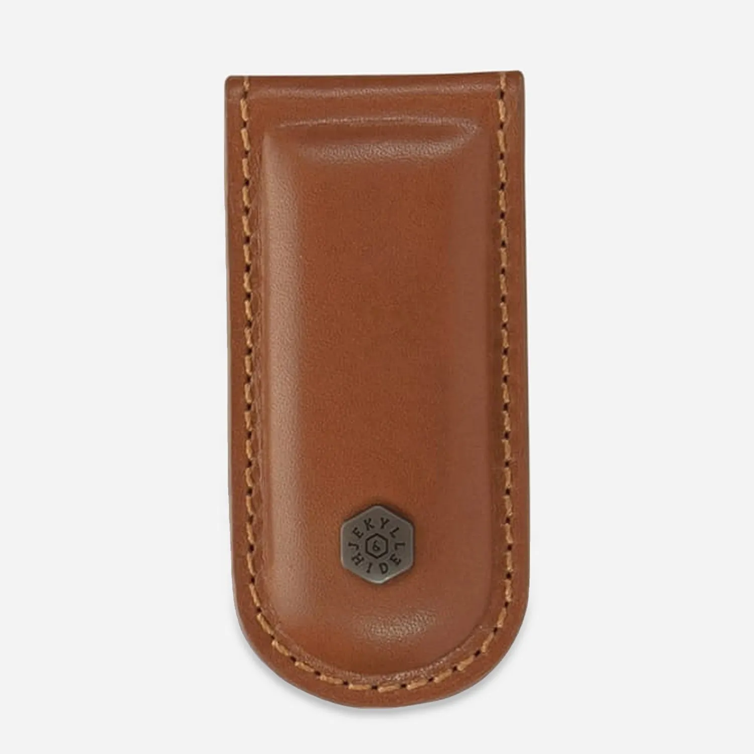 Jekyll & Hide Roma Money Clip Fermasoldi Pelle Tan RFID