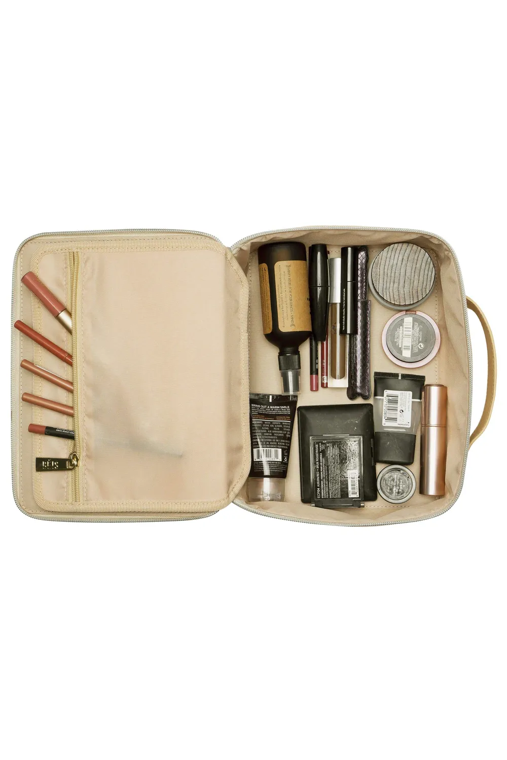 Beis The Cosmetic Case beauty case beige impermeabile