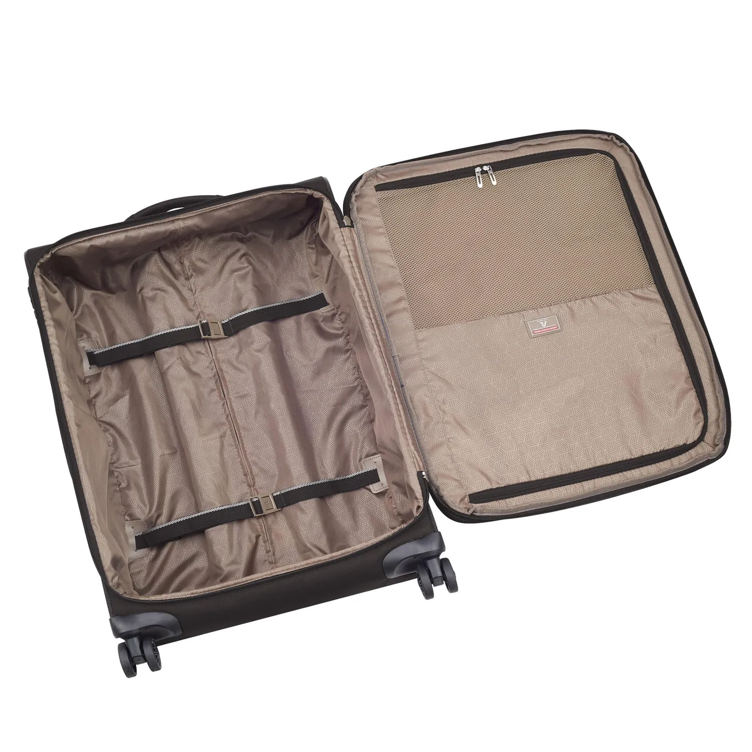 Roncato Joy trolley cabina morbido 4 ruote nero espandibile