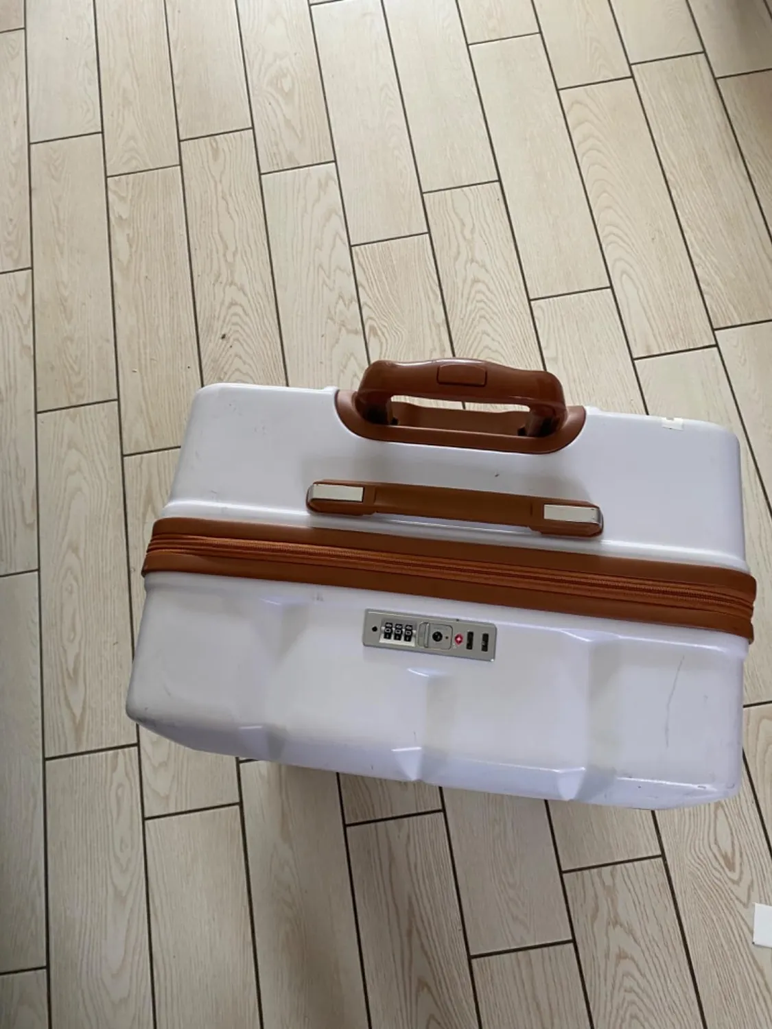 Kono Valigia rigida 28 pollici 72cm bianca TSA 92L