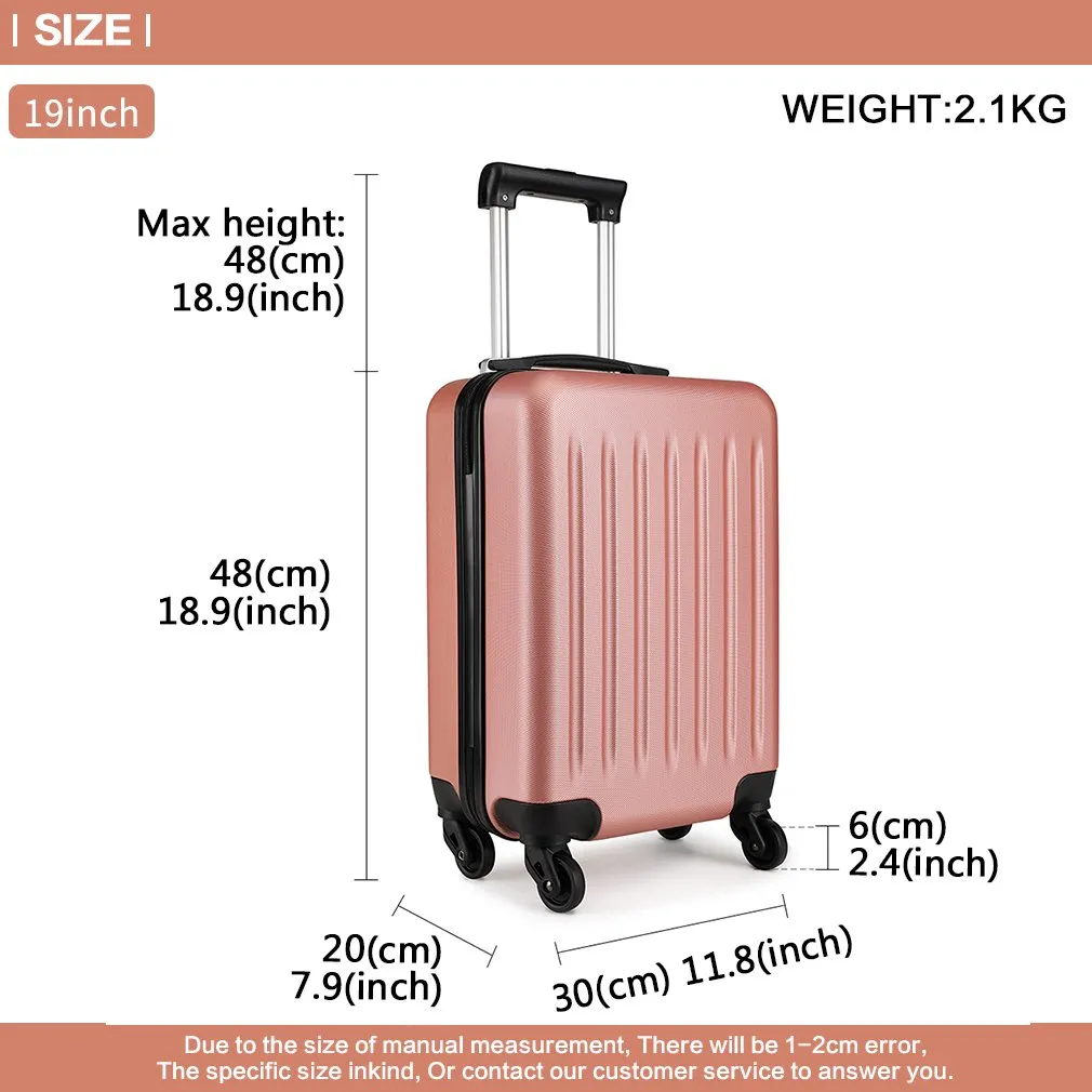 Kono 19" trolley cabina rigido nude 48cm bagaglio a mano