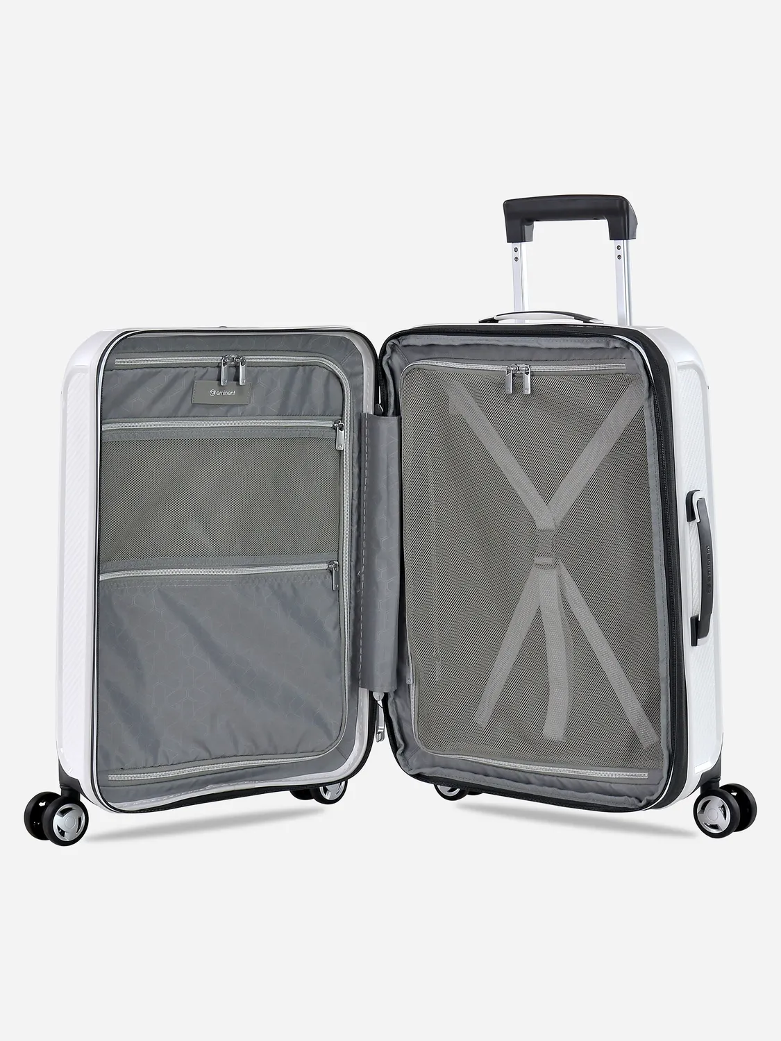 Eminent Aegis Cabina Espandibile trolley bianco rigido