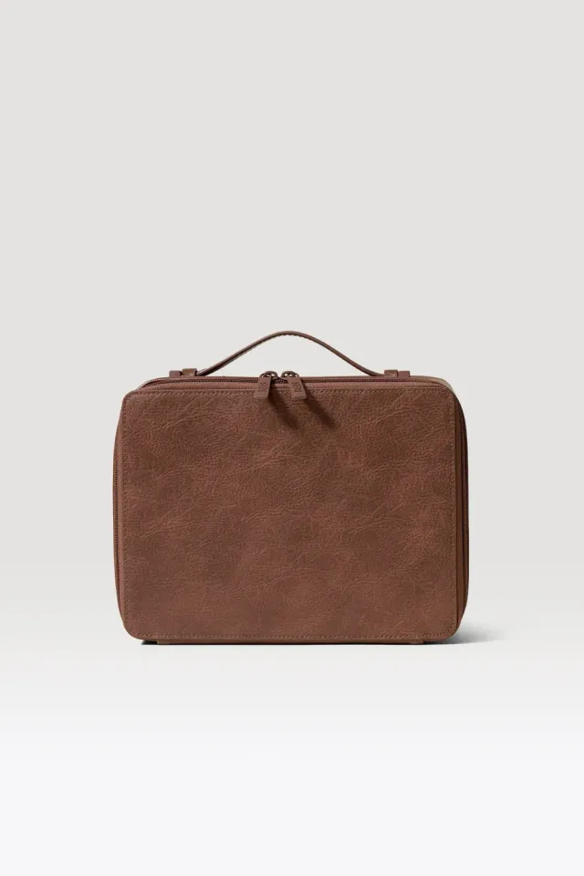 Beis The Cosmetic Case beauty case maple con specchio