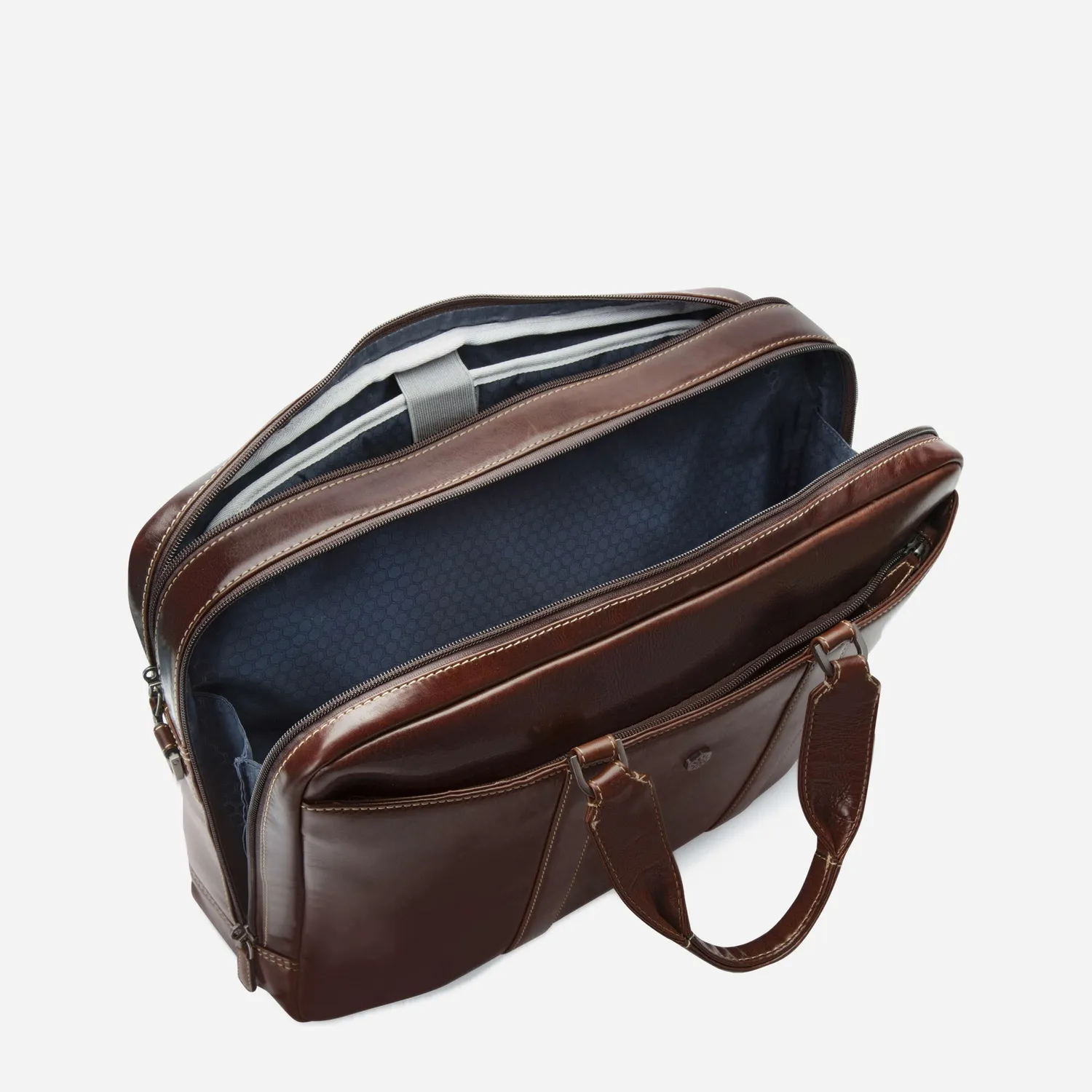 Jekyll & Hide Large Laptop Briefcase cartella 17" nera RFID