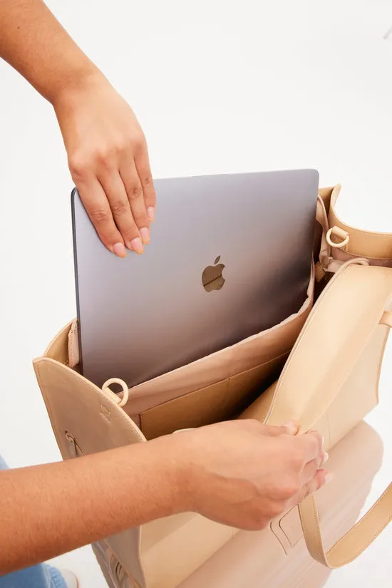 Beis Work Tote borsa lavoro beige capiente