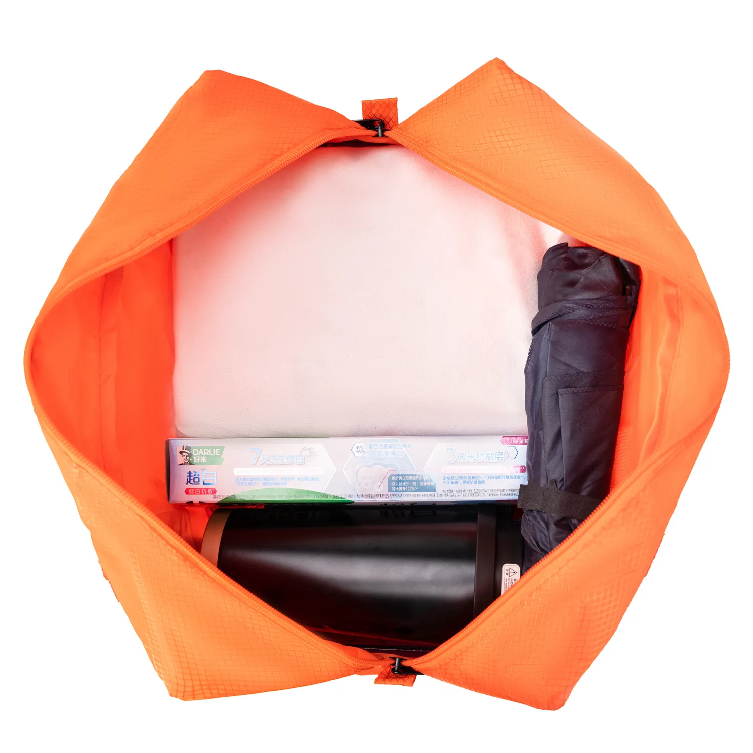 CELIMS Borsa Tracolla 40x30x20 Nero Nylon Pieghevole