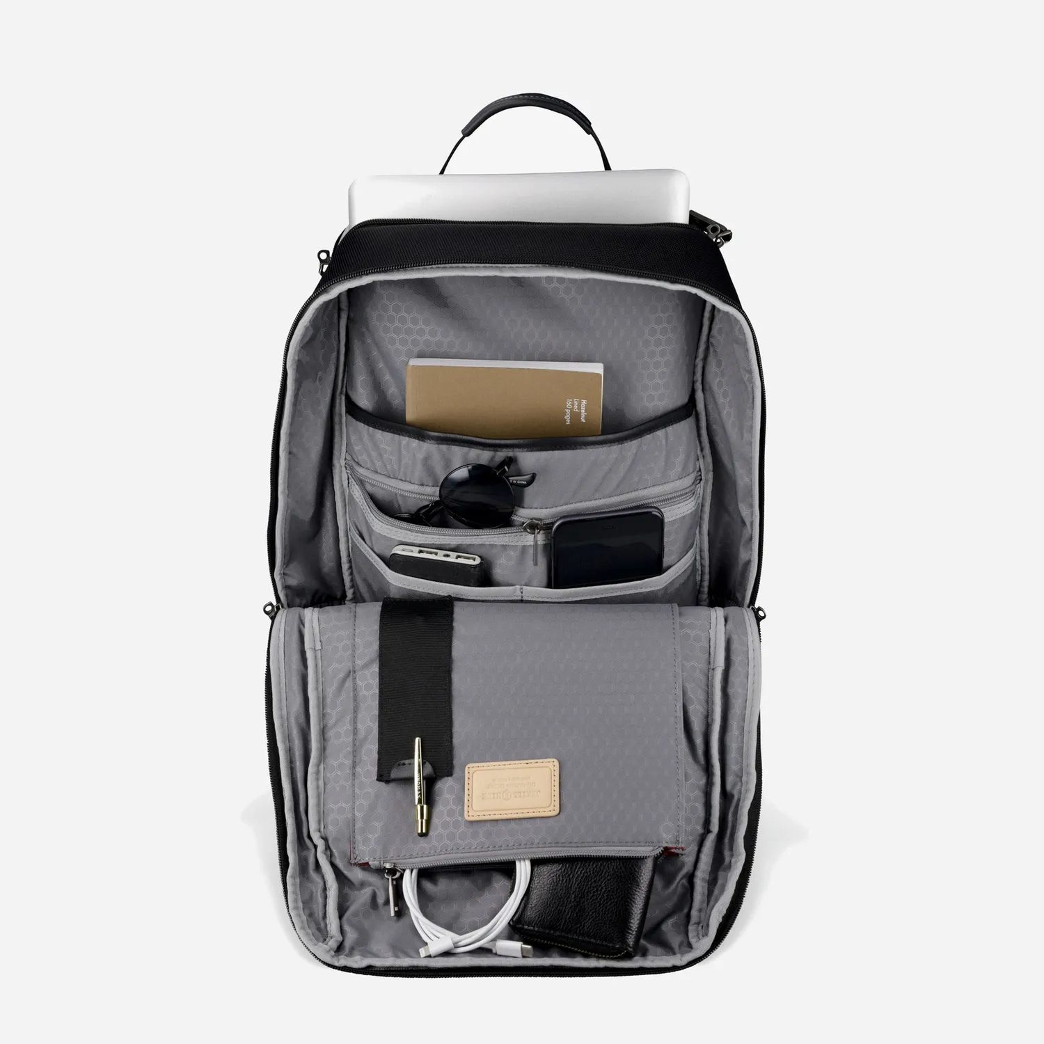 Jekyll & Hide Tokyo zaino laptop 17 pollici nero nylon