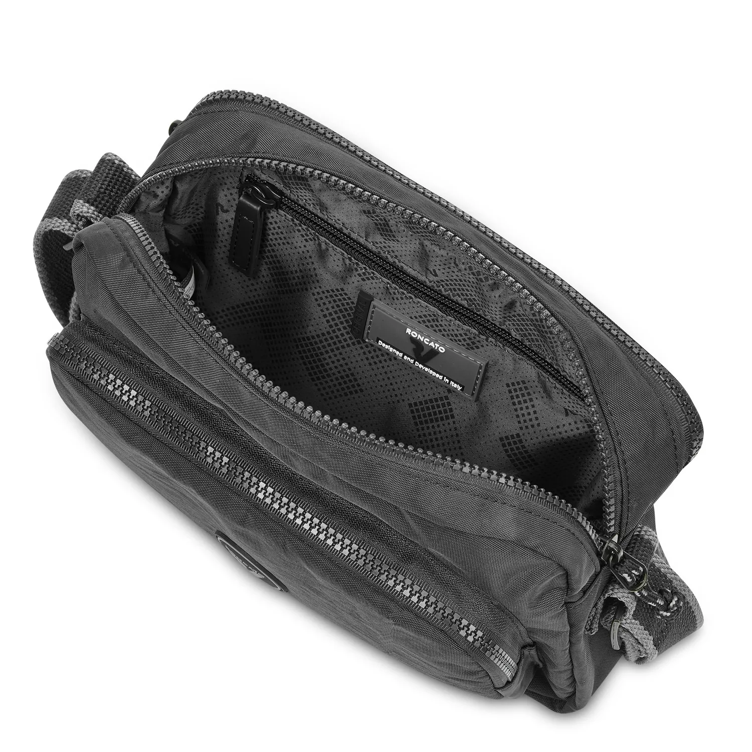 Roncato Rolling borsa tracolla donna piccola nero