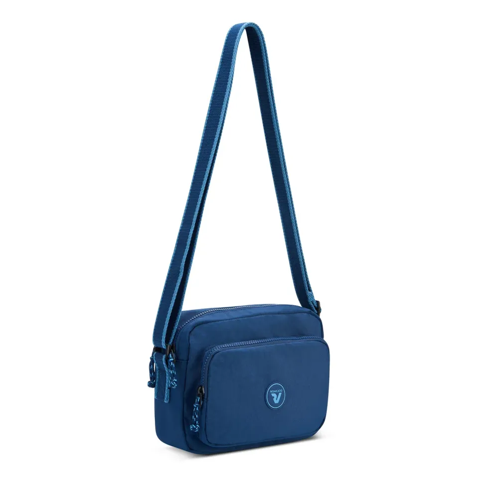 Roncato Rolling tracolla piccola blu donna