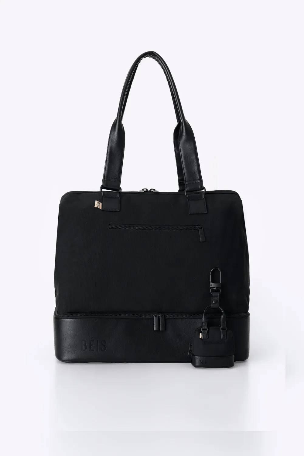Beis Micro Weekender Charm borsone nero