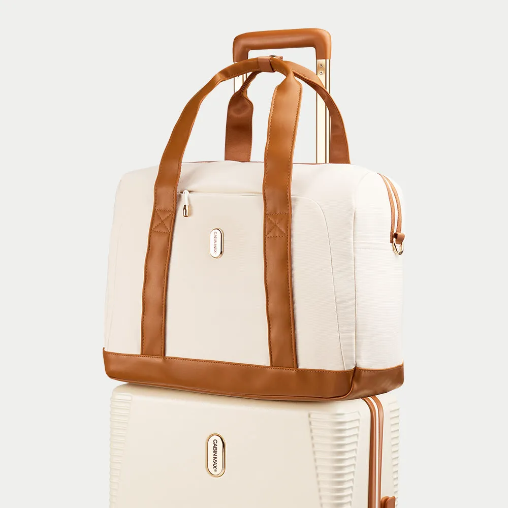 Cabin Max Lyon Santa Cruz 18L borsone 40x30x15 Soft Pearl