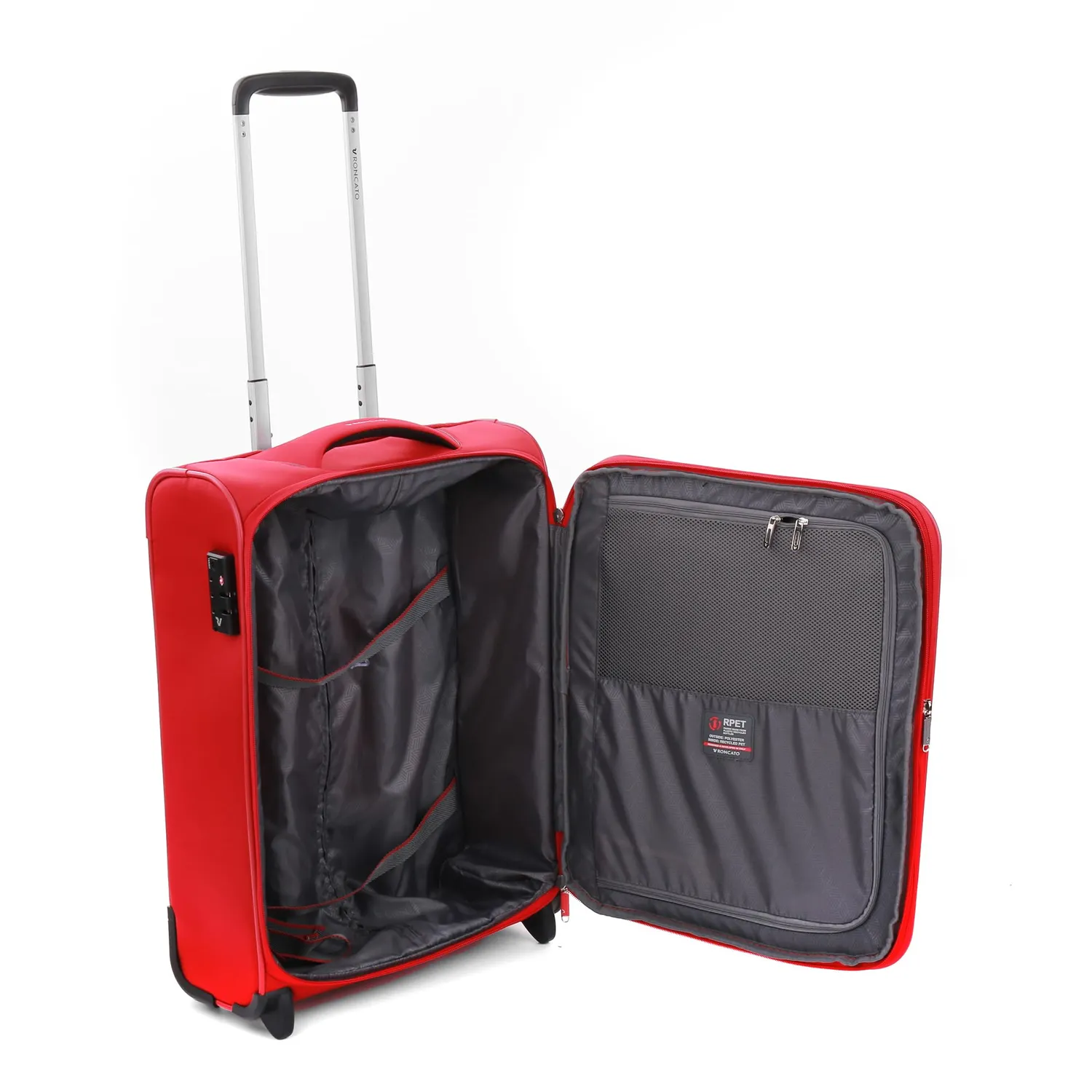 Roncato Crosslite Trolley Cabina 2 Ruote 55 cm 42 L Rosso espandibile