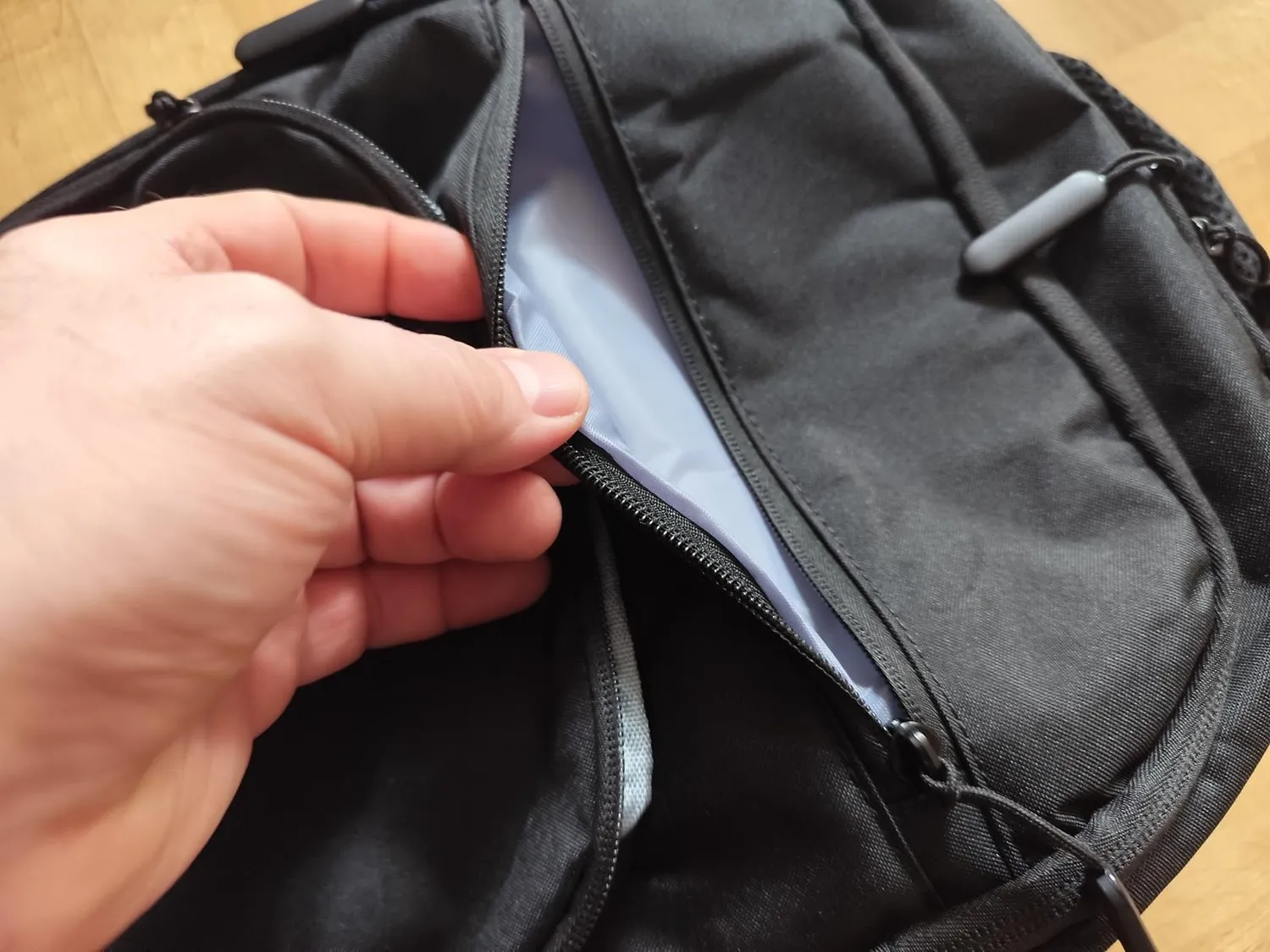 Kono Zaino Porta PC 15,6 Pollici Nero antifurto USB