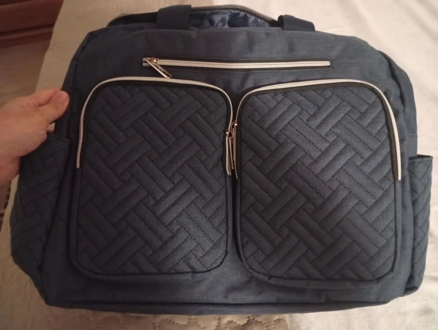 Kono Borsa Fasciatoio Rosa Impermeabile con Termiche
