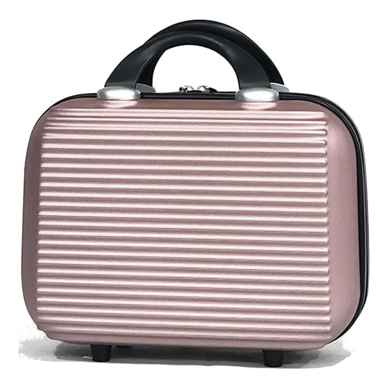 CELIMS Set 6 valigie rigide ABS nero + beauty case