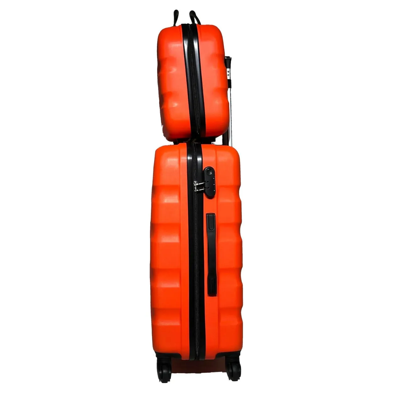 CELIMS AeroWave L Valigia Stiva 65 cm Arancione con Beauty
