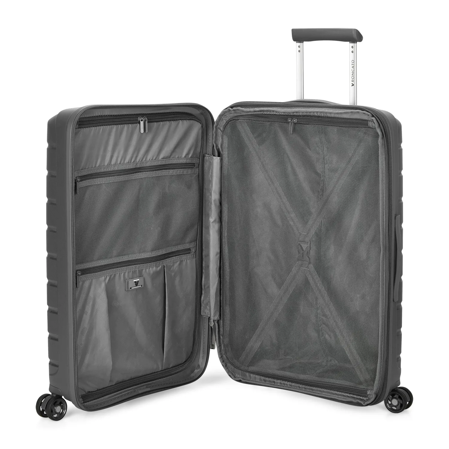 Roncato B-Flying Trolley Medio 68cm Espandibile Antracite 73L