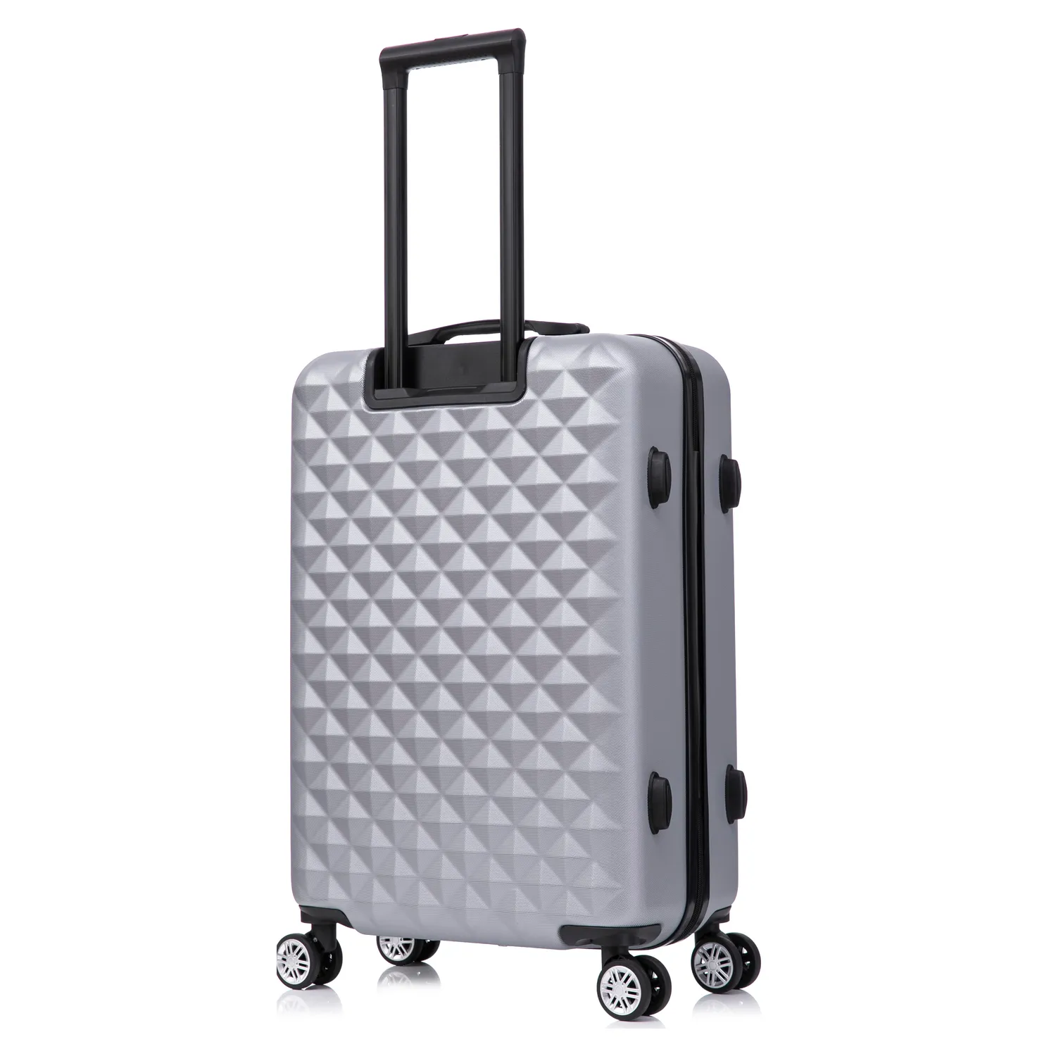 CELIMS Urban Valigia Stiva XL 75 cm ABS Argento con Beauty