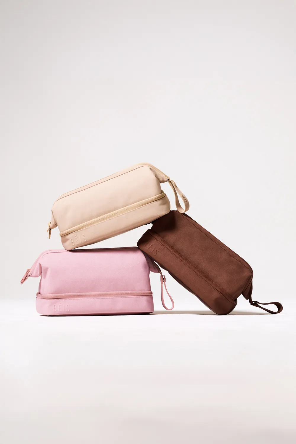 Beis The Dopp Kit pochette Maple con gancio