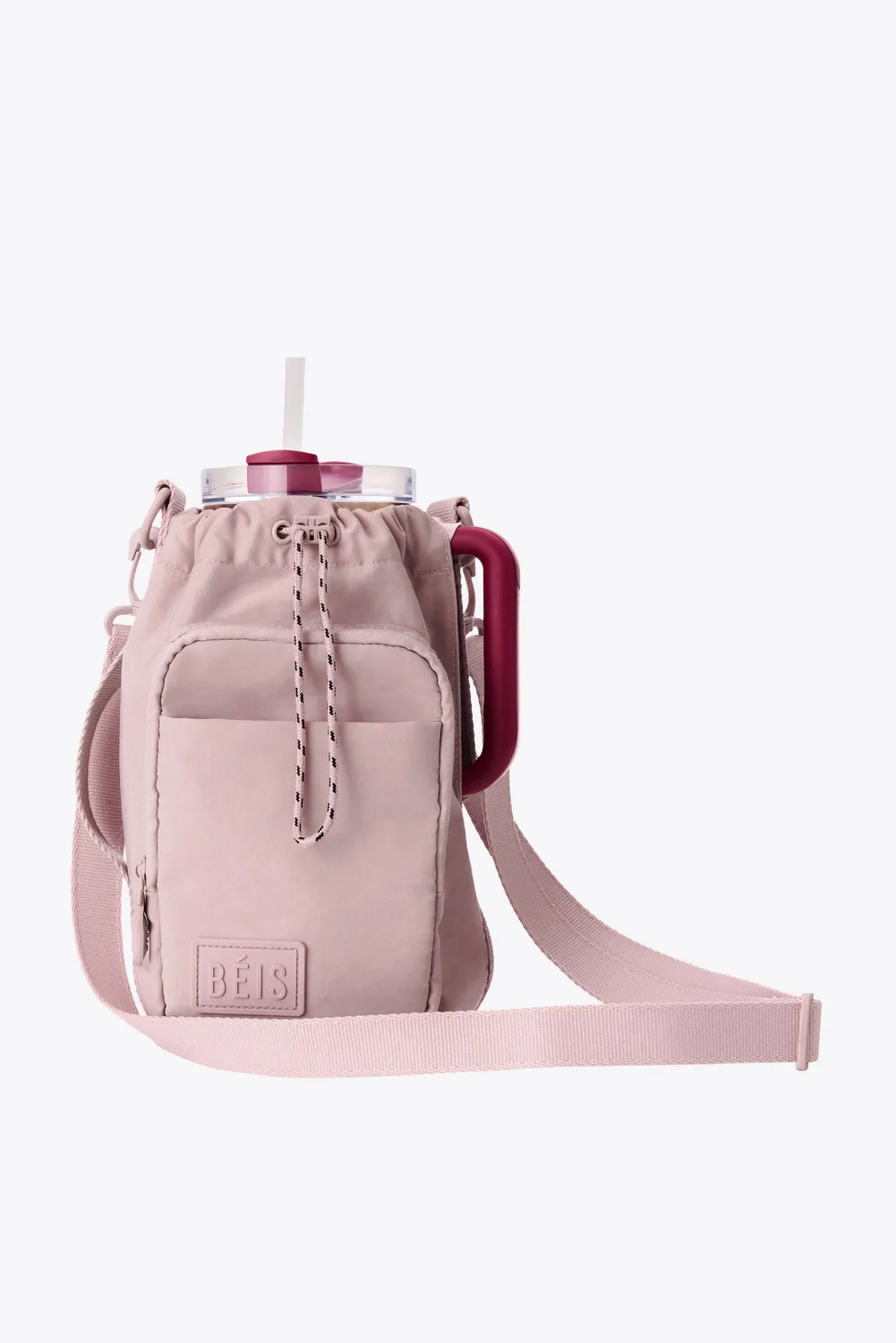 Beis Magnetic Water Bottle Sling Tracolla portaborraccia rosa magnetica