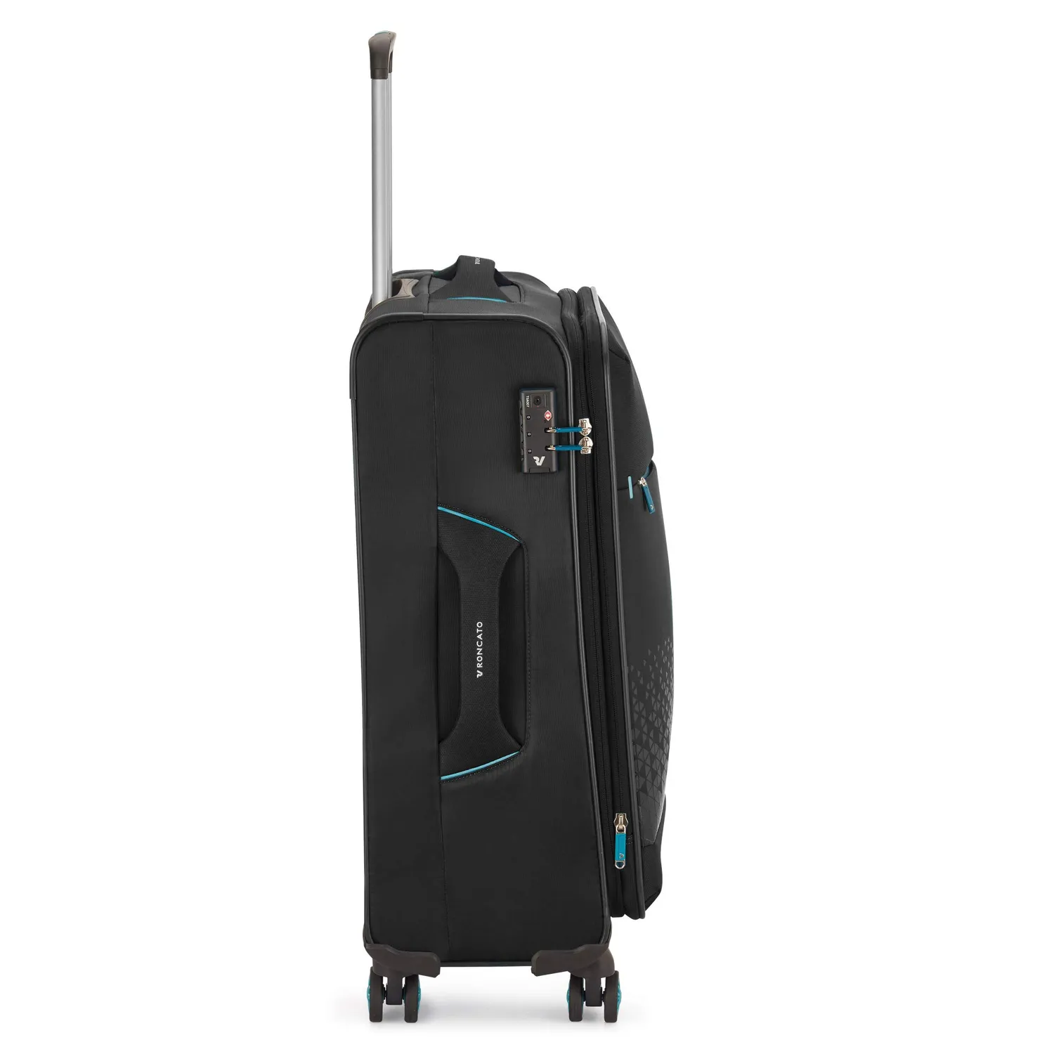 Roncato Crosslite trolley medio 65 cm espandibile nero 73 L