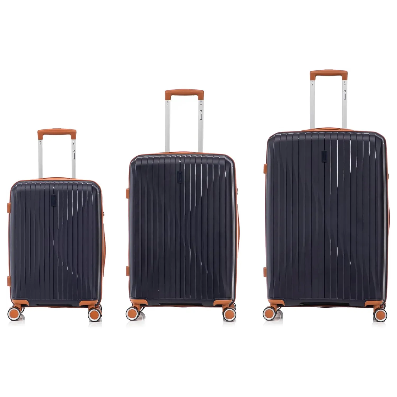 CELIMS SkyCruiser Set 3 Valigie 55-75 cm Nero Polipropilene