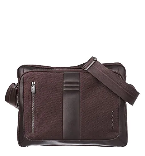 Roncato 15.6 borsa porta computer pelle nera