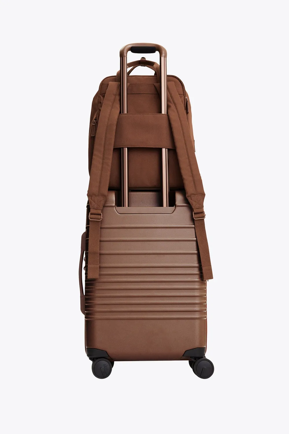 Beis The Expandable Backpack zaino Maple espandibile