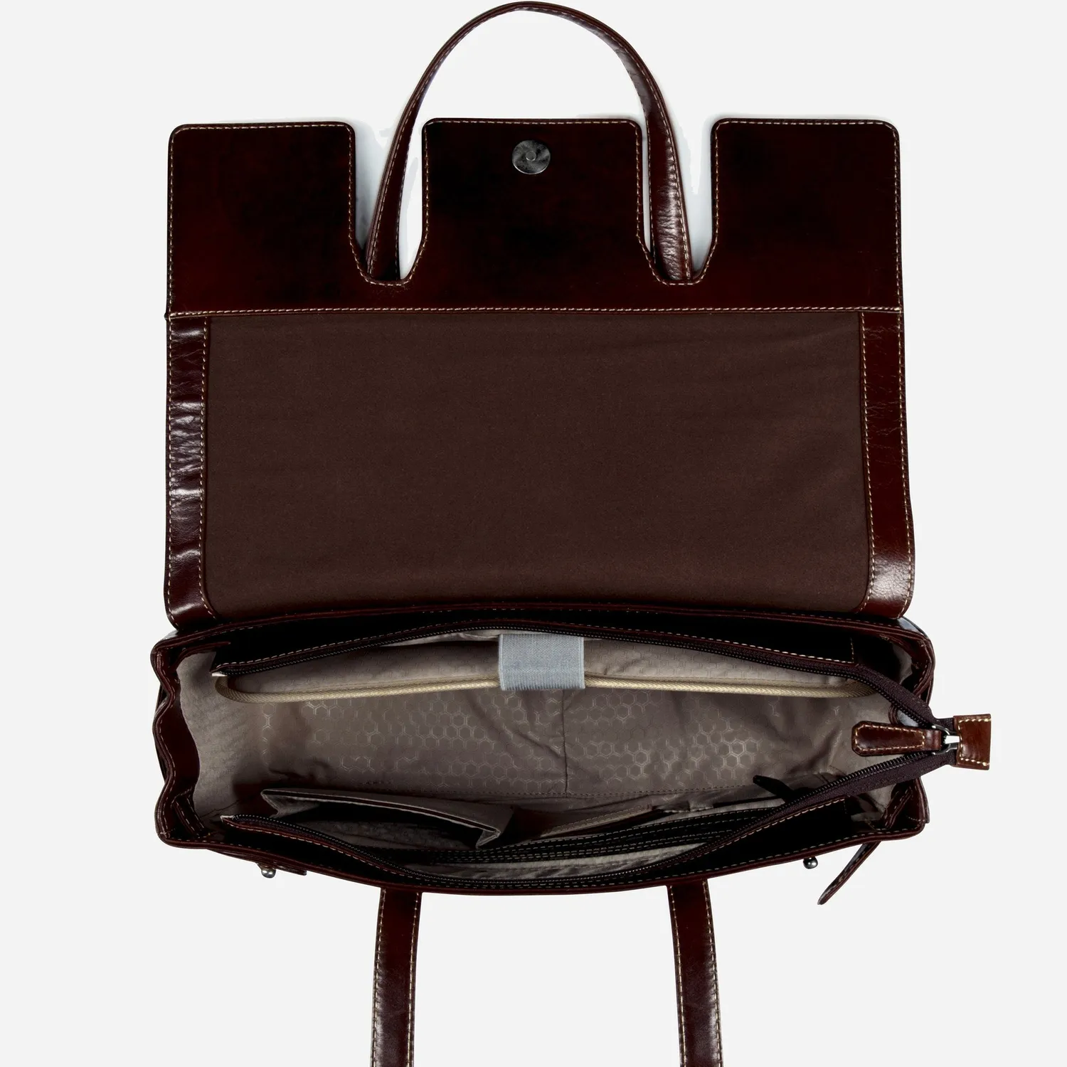 Jekyll Hide borsa lavoro donna pelle Nero porta PC 15"