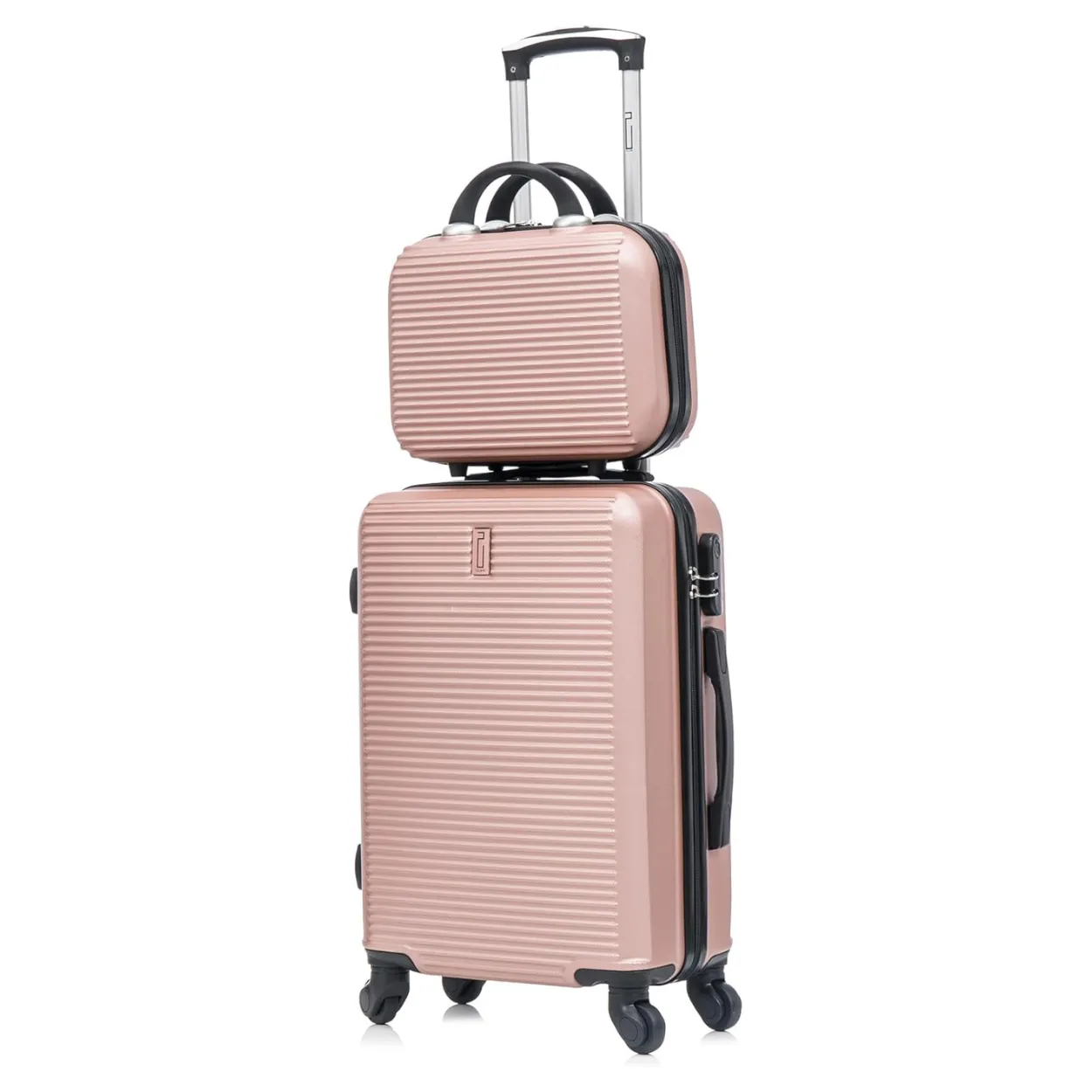 CELIMS Weekend S valigia cabina rigida rosa gold 55 cm + beauty