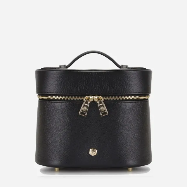 Jekyll & Hide Geneva Vanity beauty case pelle Nera rigido