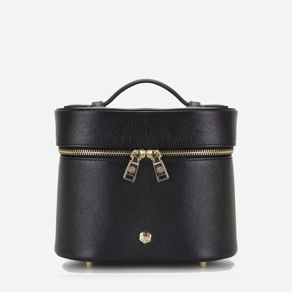 Jekyll & Hide Geneva Vanity beauty case pelle Nera rigido