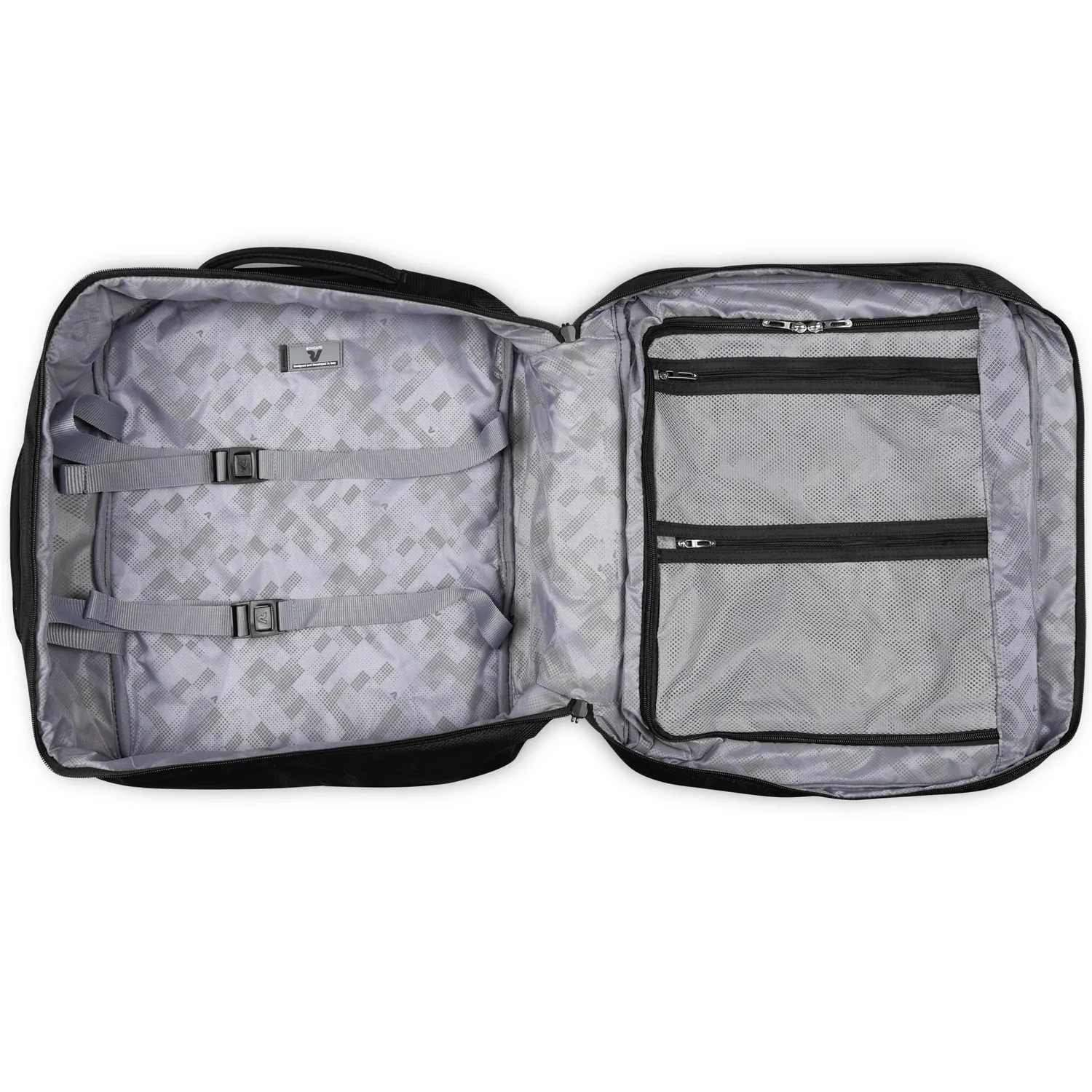 Roncato Ironik 2.0 zaino 55x40x20 nero 42 L bagaglio a mano