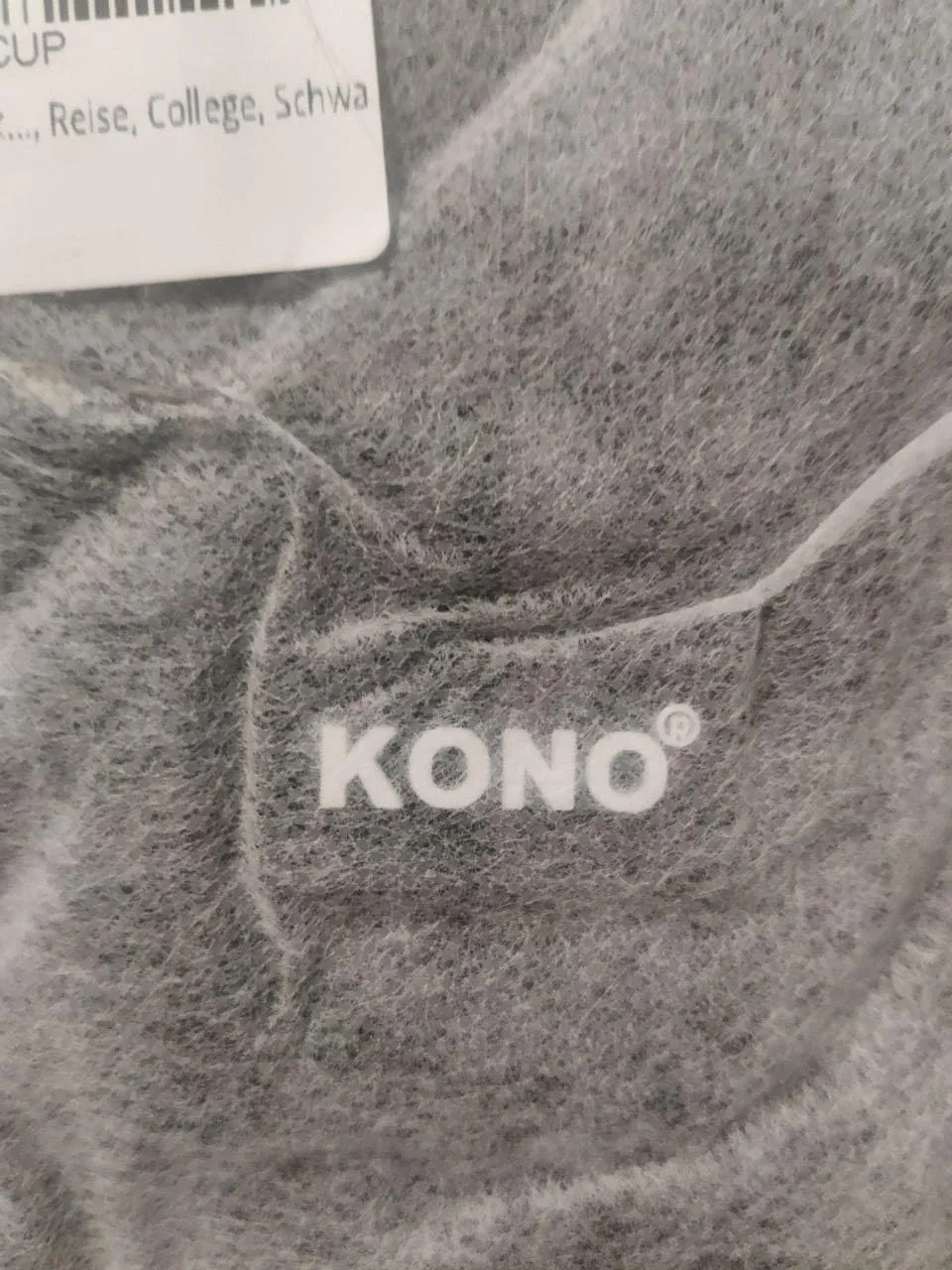 Kono zaino porta PC 15,6 pollici nero antifurto