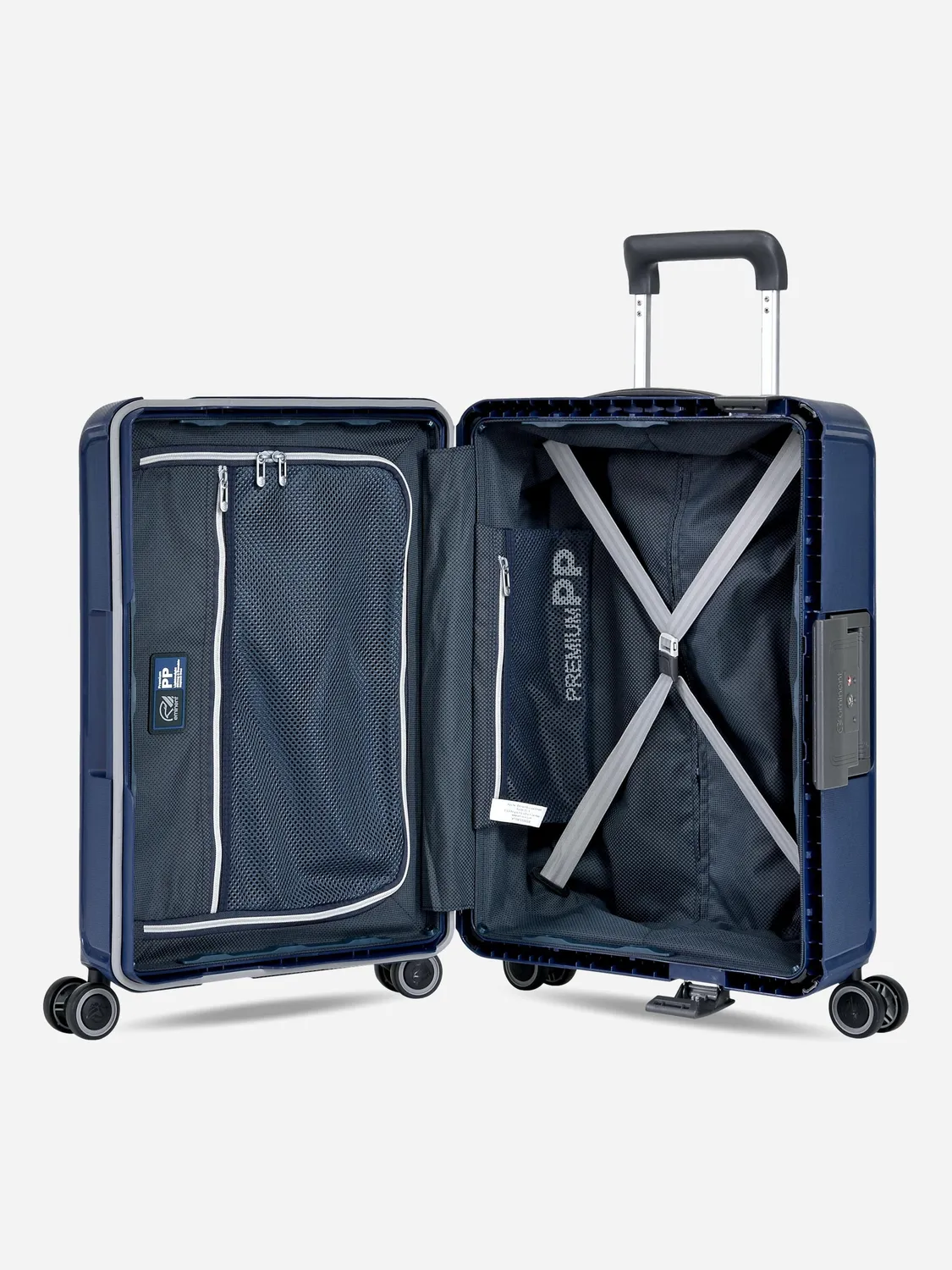 Eminent Vertica Cabina trolley blu rigido