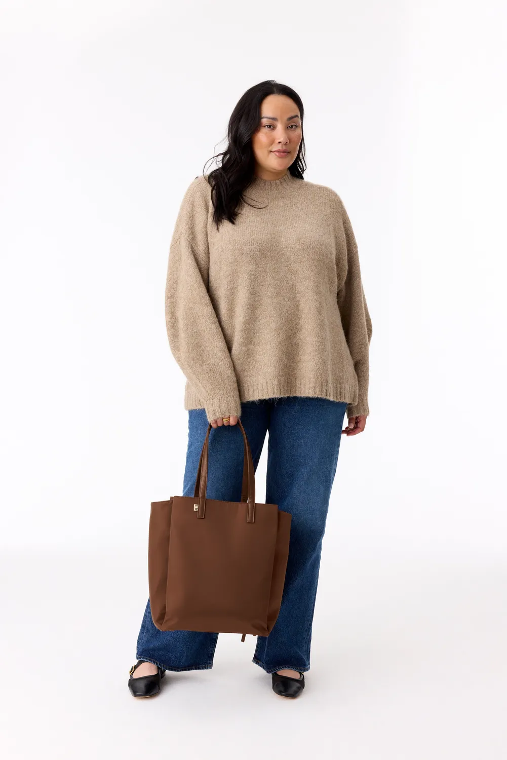 Beis Commuter Tote borsa maple nylon