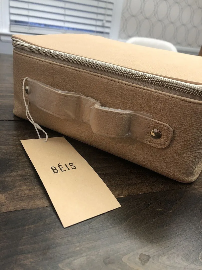 Beis The Cosmetic Case beauty case citron impermeabile