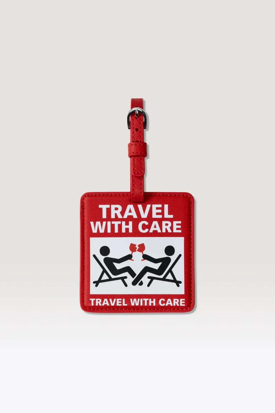 Beis KidSuper Luggage Tag etichetta rossa