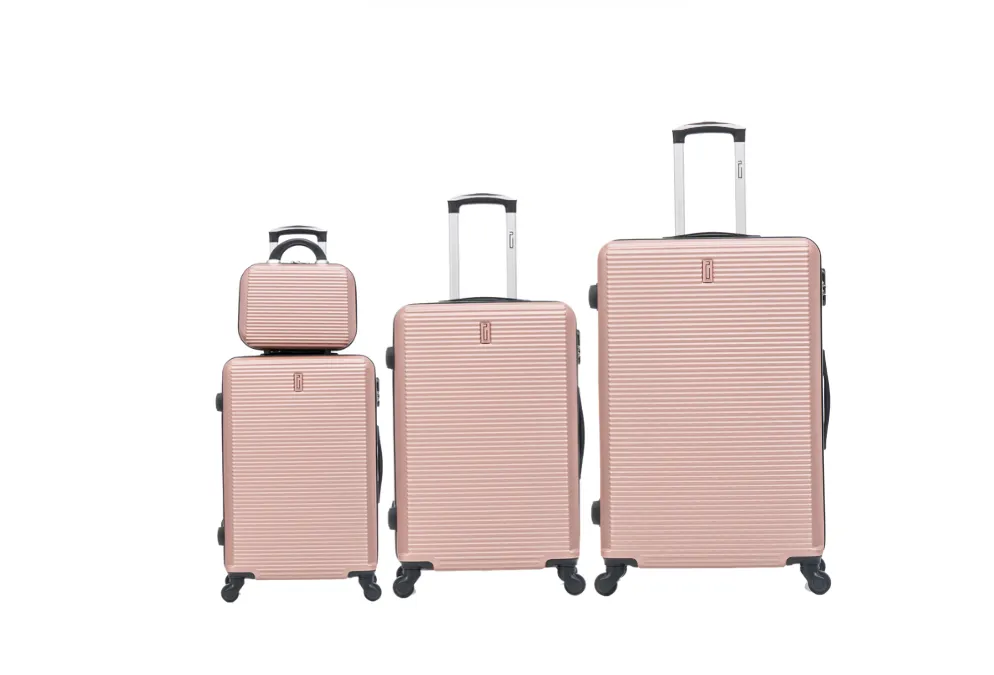 CELIMS Weekend Set 4 Valigie Rigide in ABS con Beauty Case