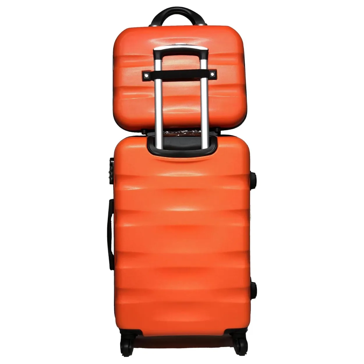CELIMS AeroWave L Valigia Stiva 65 cm Arancione con Beauty