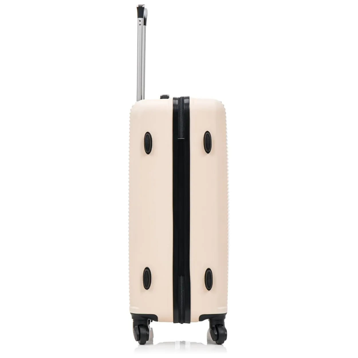 CELIMS Set 3 Valigie ABS Rigide Beige 55+65+75 cm
