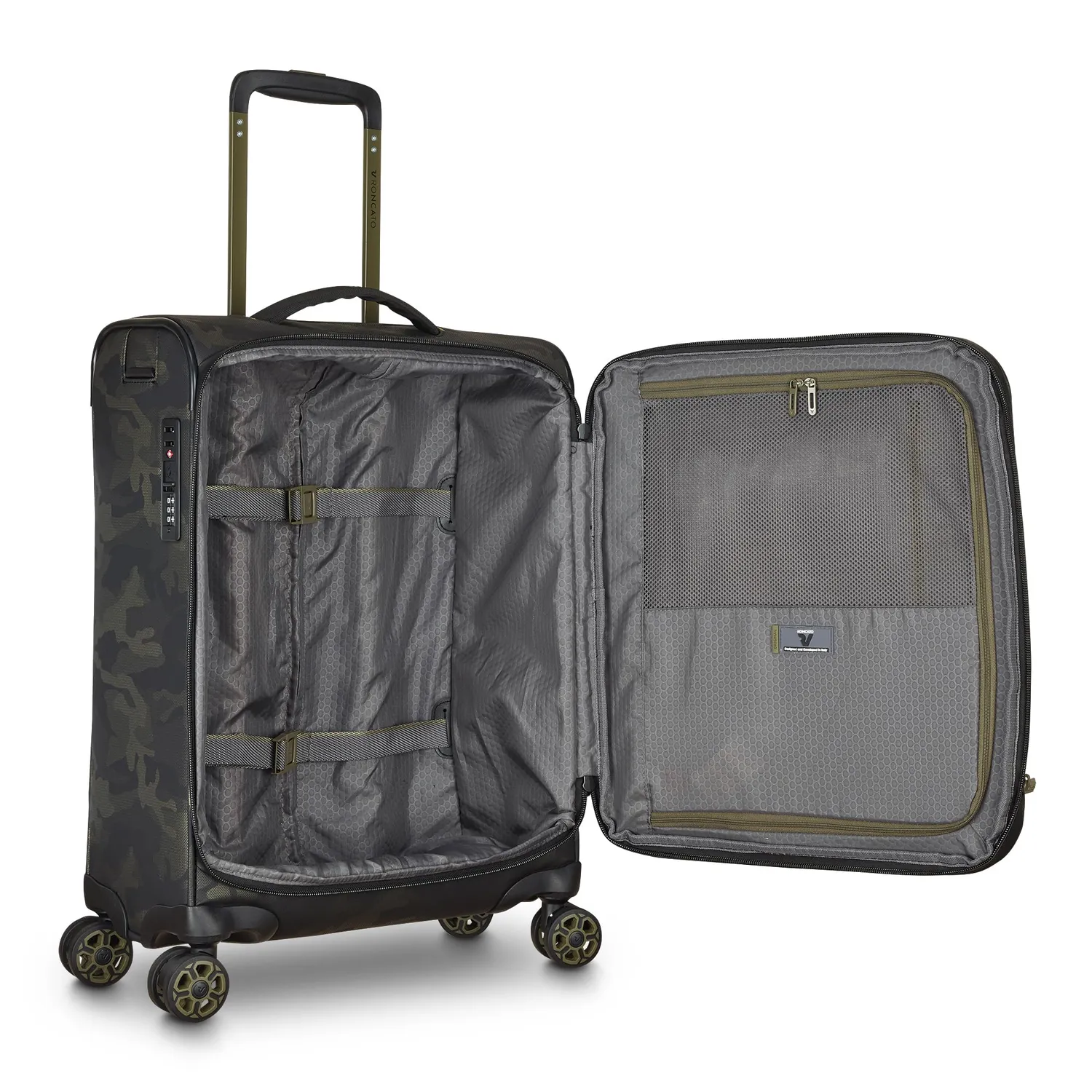 Roncato Norway trolley mano camouflage 40 L espandibile