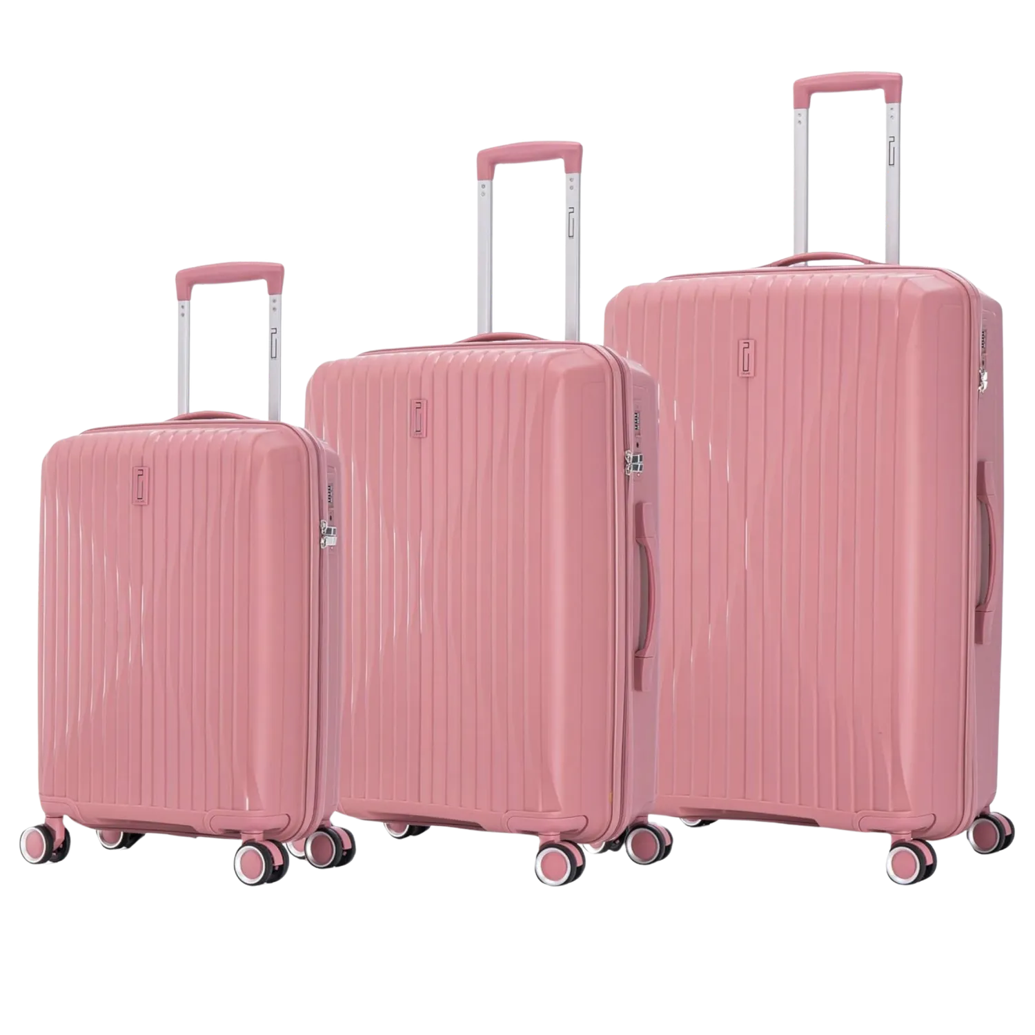 CELIMS SkyCruiser set 3 valigie rosa polipropilene