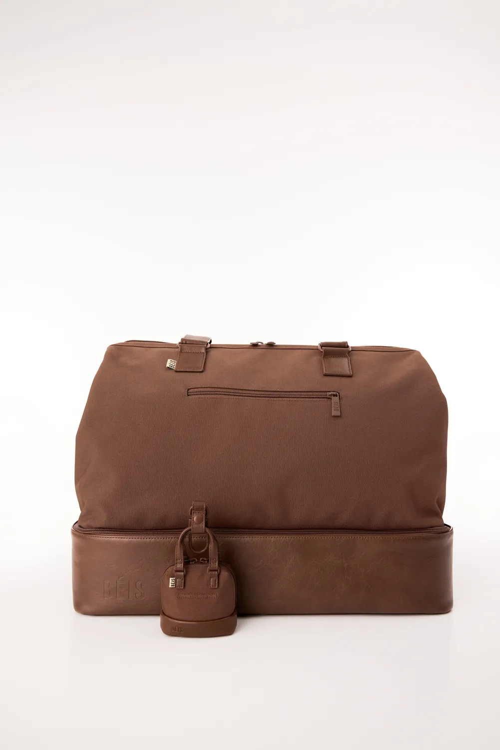 Beis Micro Weekender Charm borsone maple
