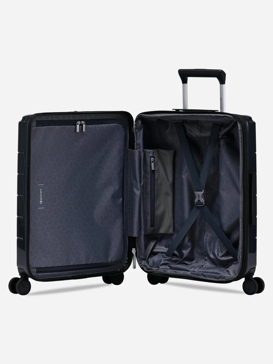 Eminent Voyager Cabina Espandibile trolley nero rigido