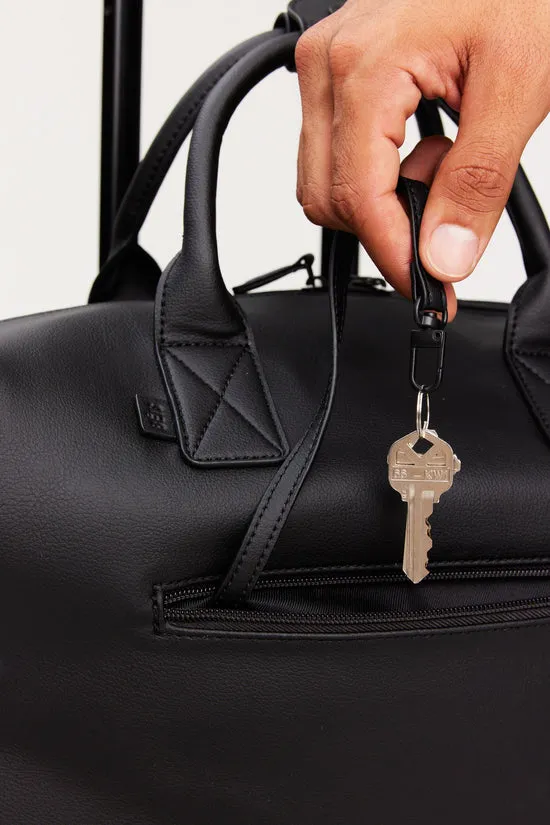 Beis Premium Duffle borsone nero in pelle vegana
