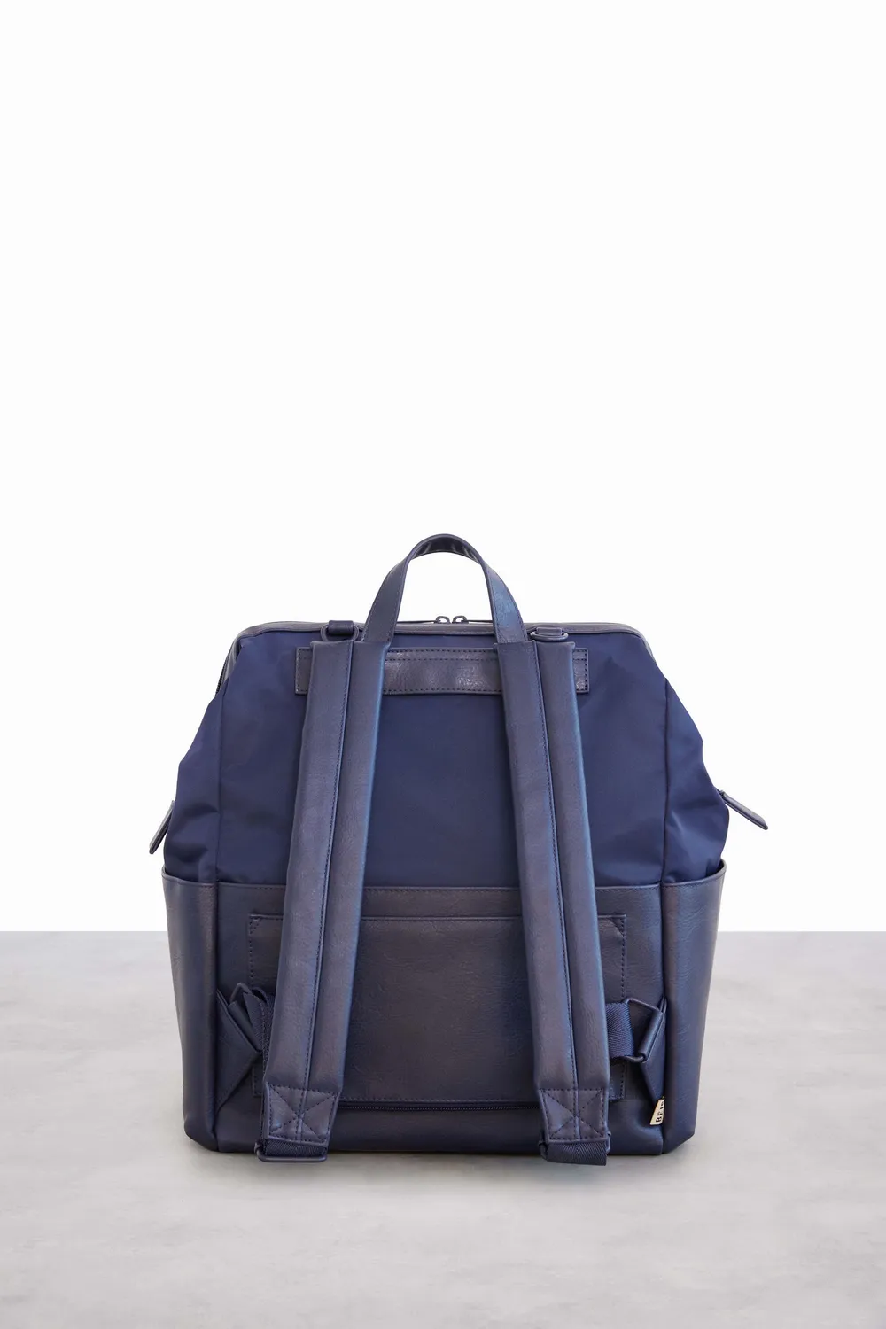 Beis Backpack Diaper Bag zaino fasciatoio blu navy con fasciatoio